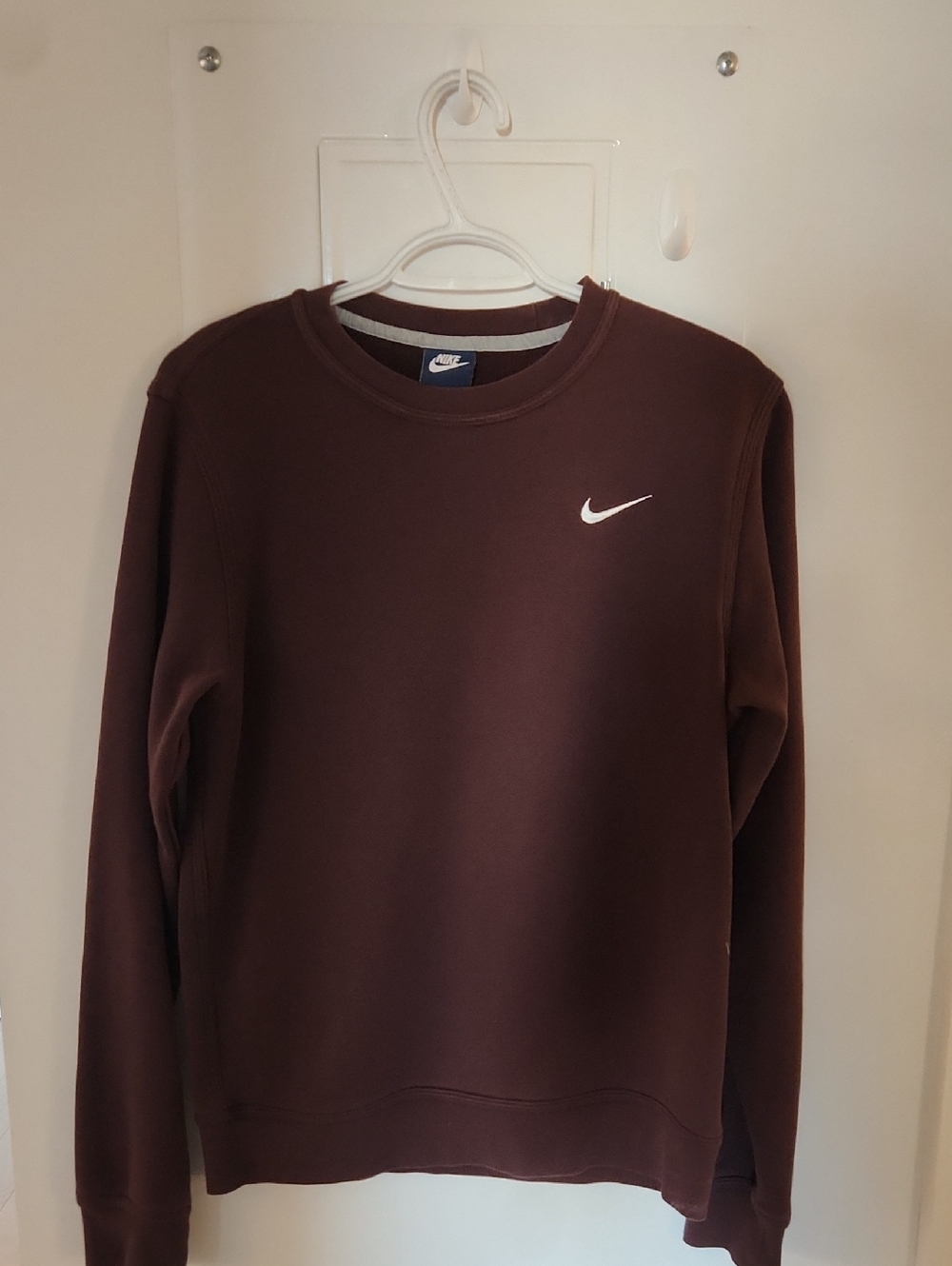 Burgundy/brown Nike Crewneck